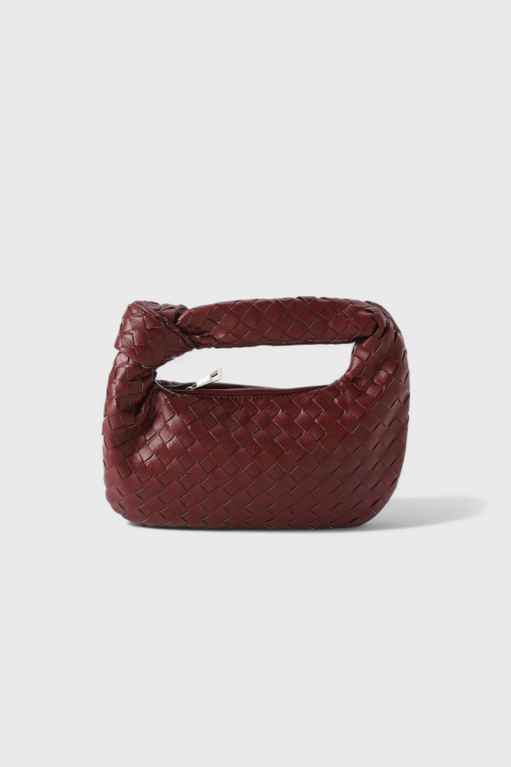 Sage | Mini Sac Satchel Tissé