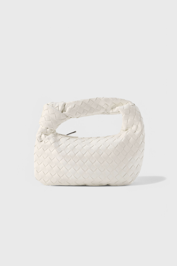 Sage | Mini Sac Satchel Tissé