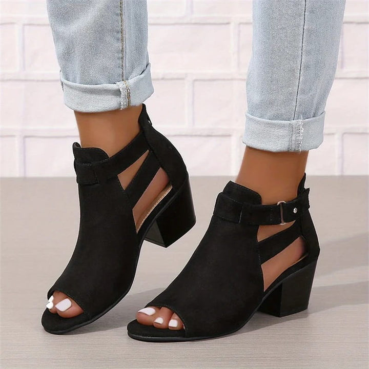 Paulina | Sandales à Talons en Daim