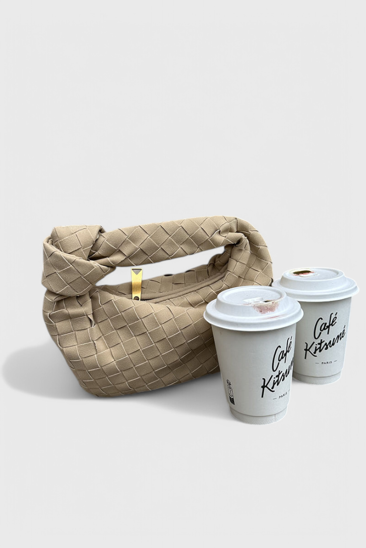 Remi | Mini Sac Tissé avec Détail de Nœud