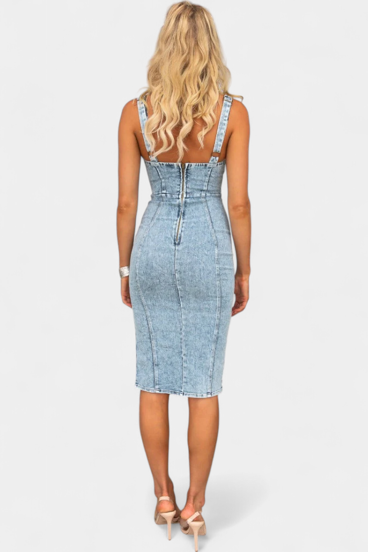 Janessa | Robe en Denim