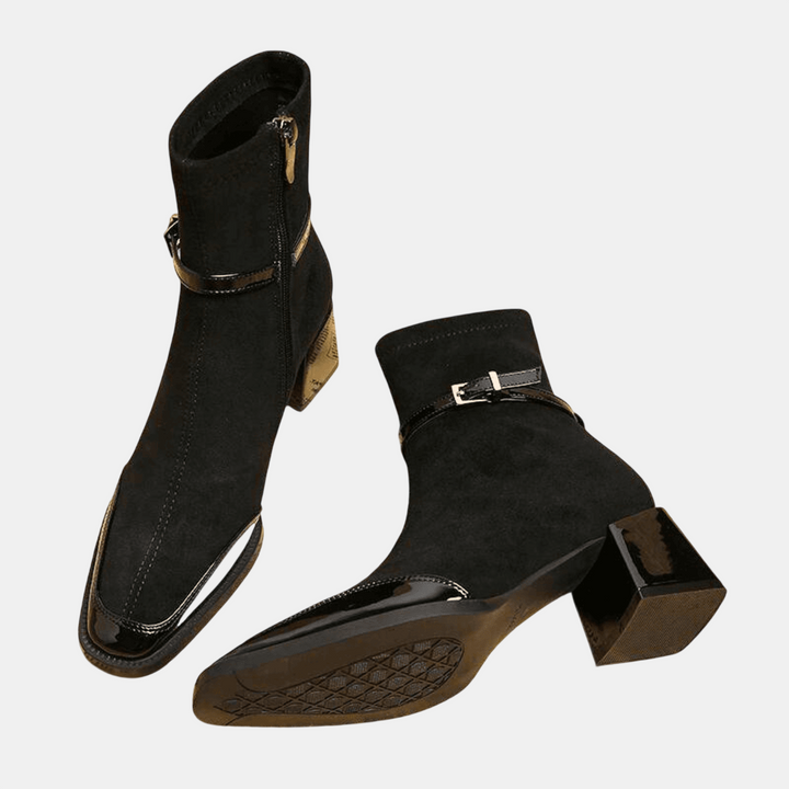 Leonor | Bottines en Suède avec Boucle