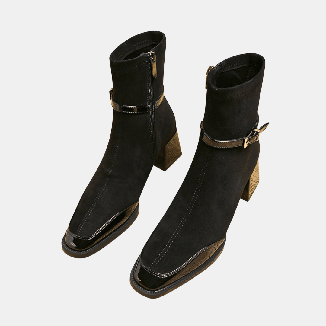 Leonor | Bottines en Suède avec Boucle