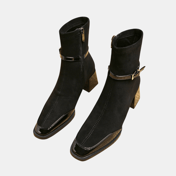 Leonor | Bottines en Suède avec Boucle