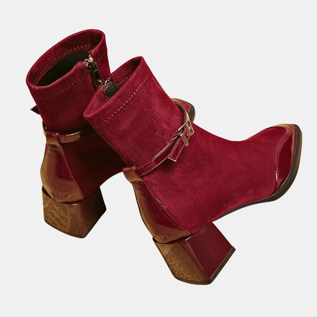 Leonor | Bottines en Suède avec Boucle