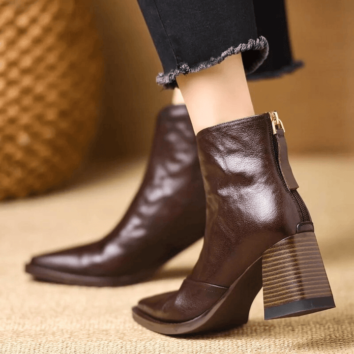 Ovelle | Bottines à Talon Sculpté
